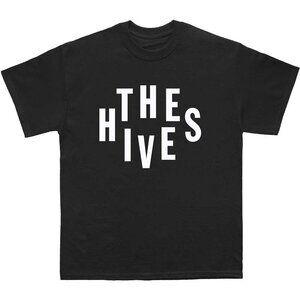 The Hives T-Shirt Stacked Logo Rock Band Music Fan Graphic Retro Unisex 73